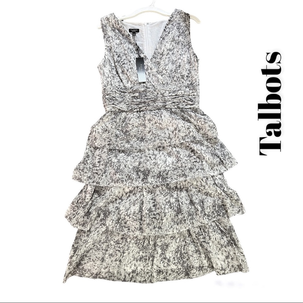 Talbots Grey Midi Dress